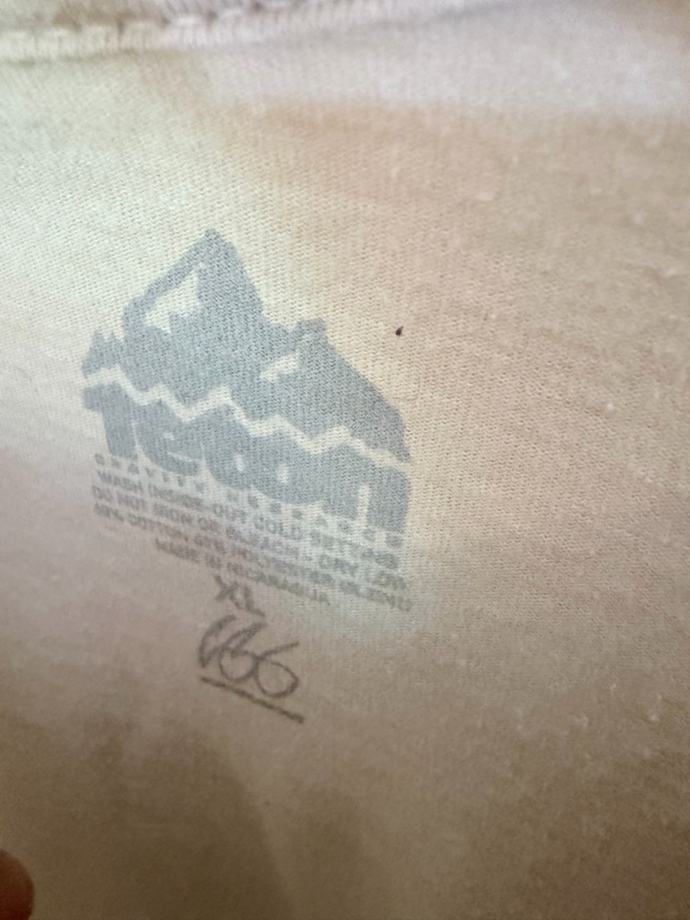 Teton Gravity Research Tshirt Cream Brown Graphic Snowboard Outdoor Unisex XL - Picture 4 of 6